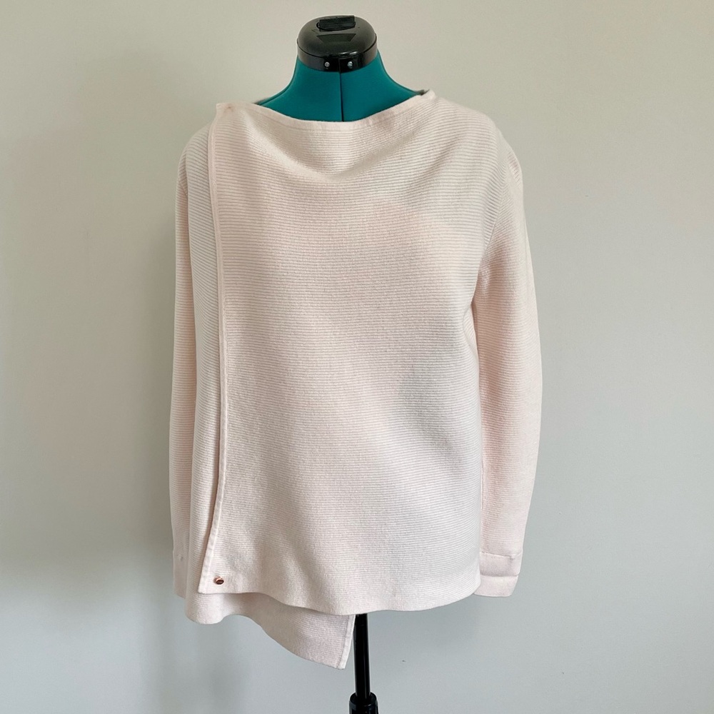 Ted Baker Pale Pink Knit Cardigan Sweater Poncho